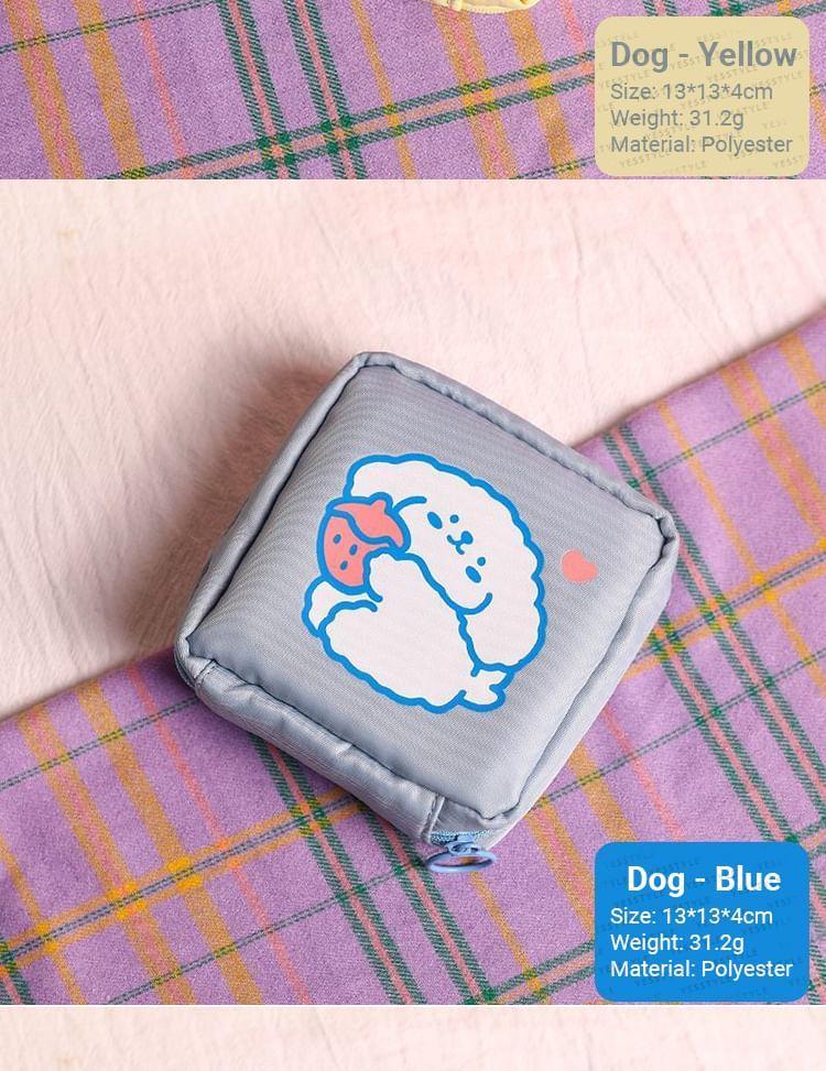 Cartoon Print Sanitary Pouch Product Image