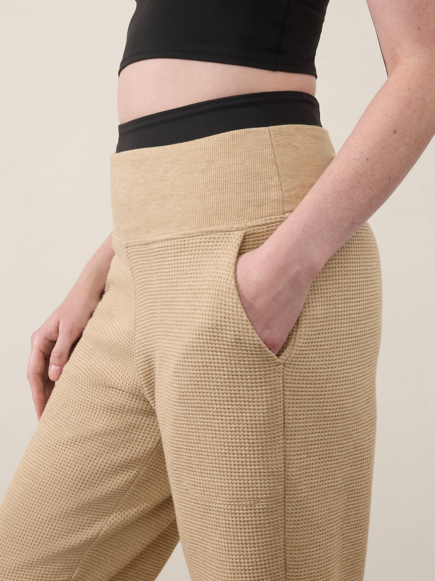 Coaster Luxe Waffle High Rise Jogger Product Image