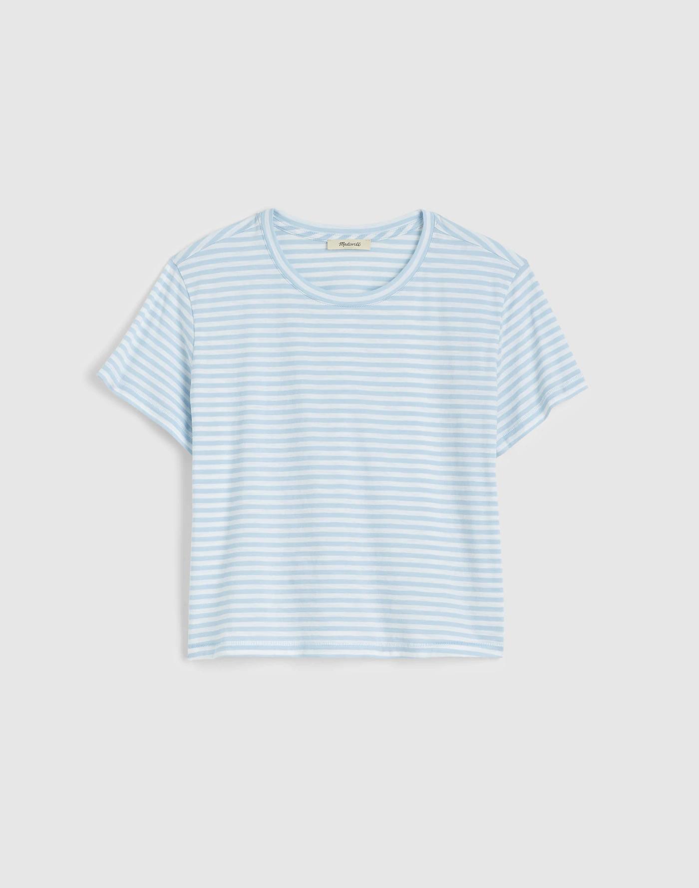 Slub Boxy-Crop Tee Product Image