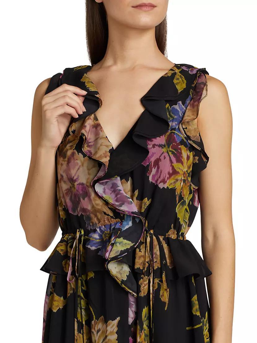 Lesley Floral Ruffled Maxi Dress Product Image