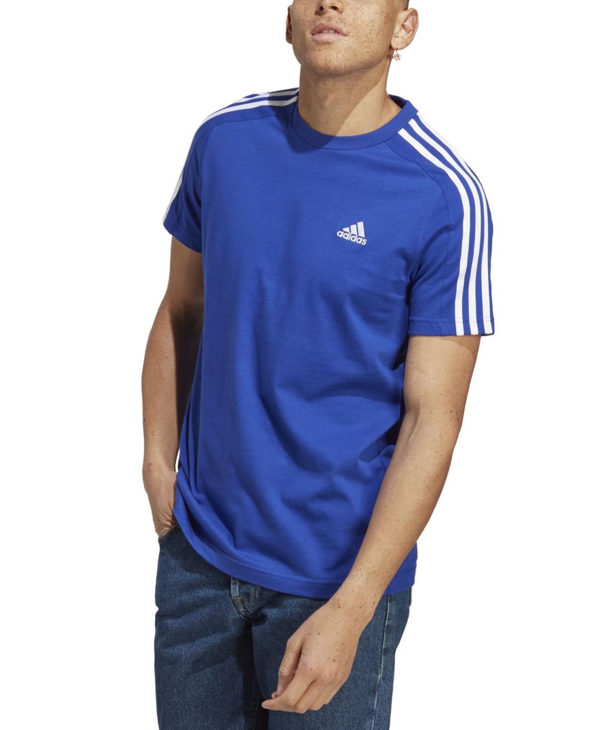 Men's adidas Sportswear Essentials 3-Stripes Tee, Size: XXL, Better Red Product Image