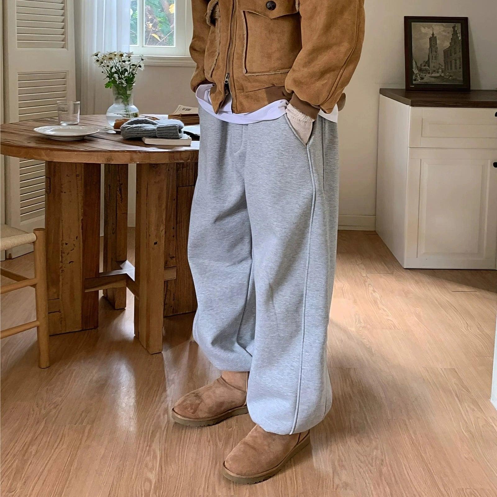 RT No. 12335 DOUBLE STITCHED SWEATPANTS Product Image