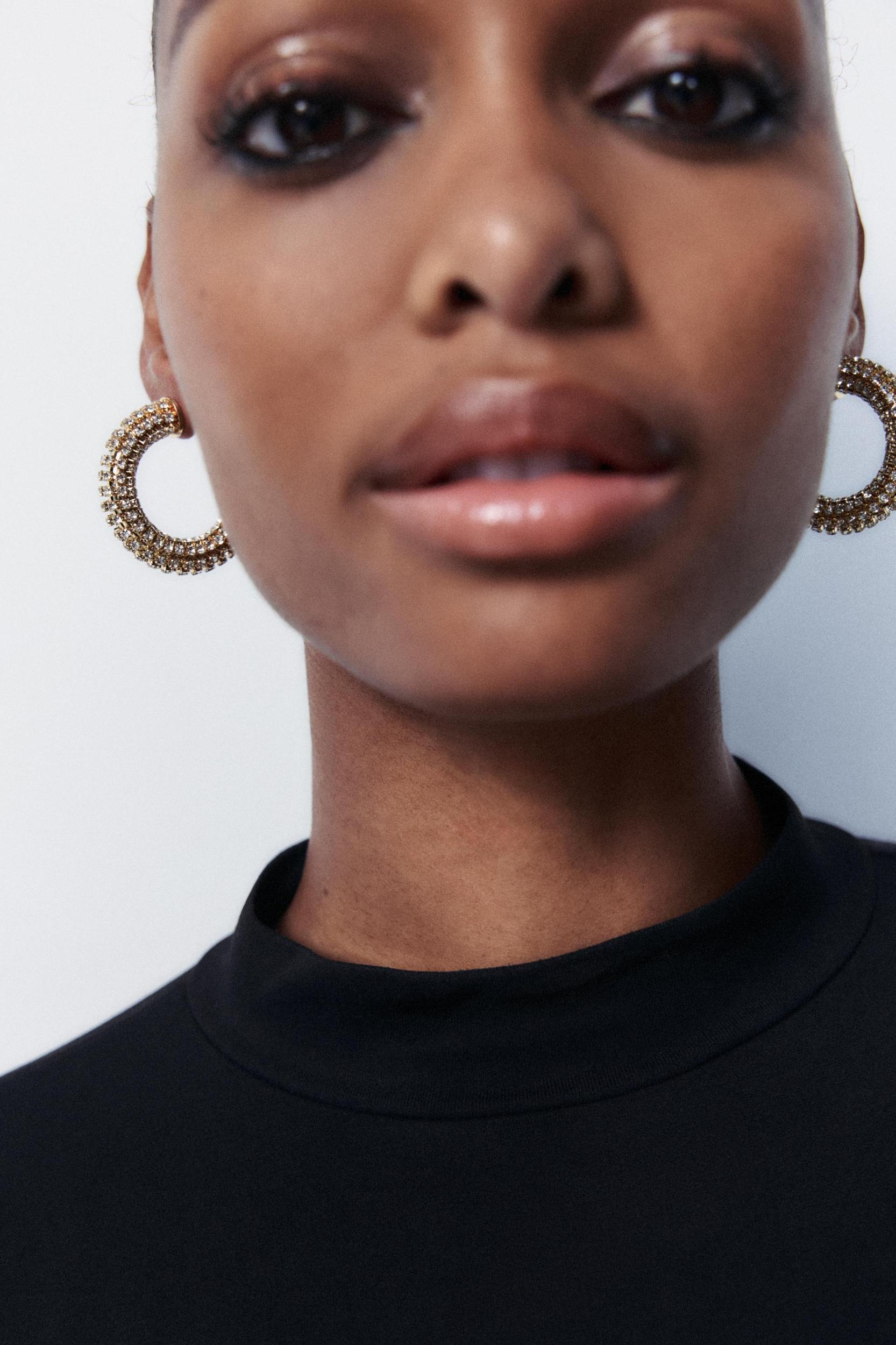 JEWEL HOOP EARRINGS Product Image