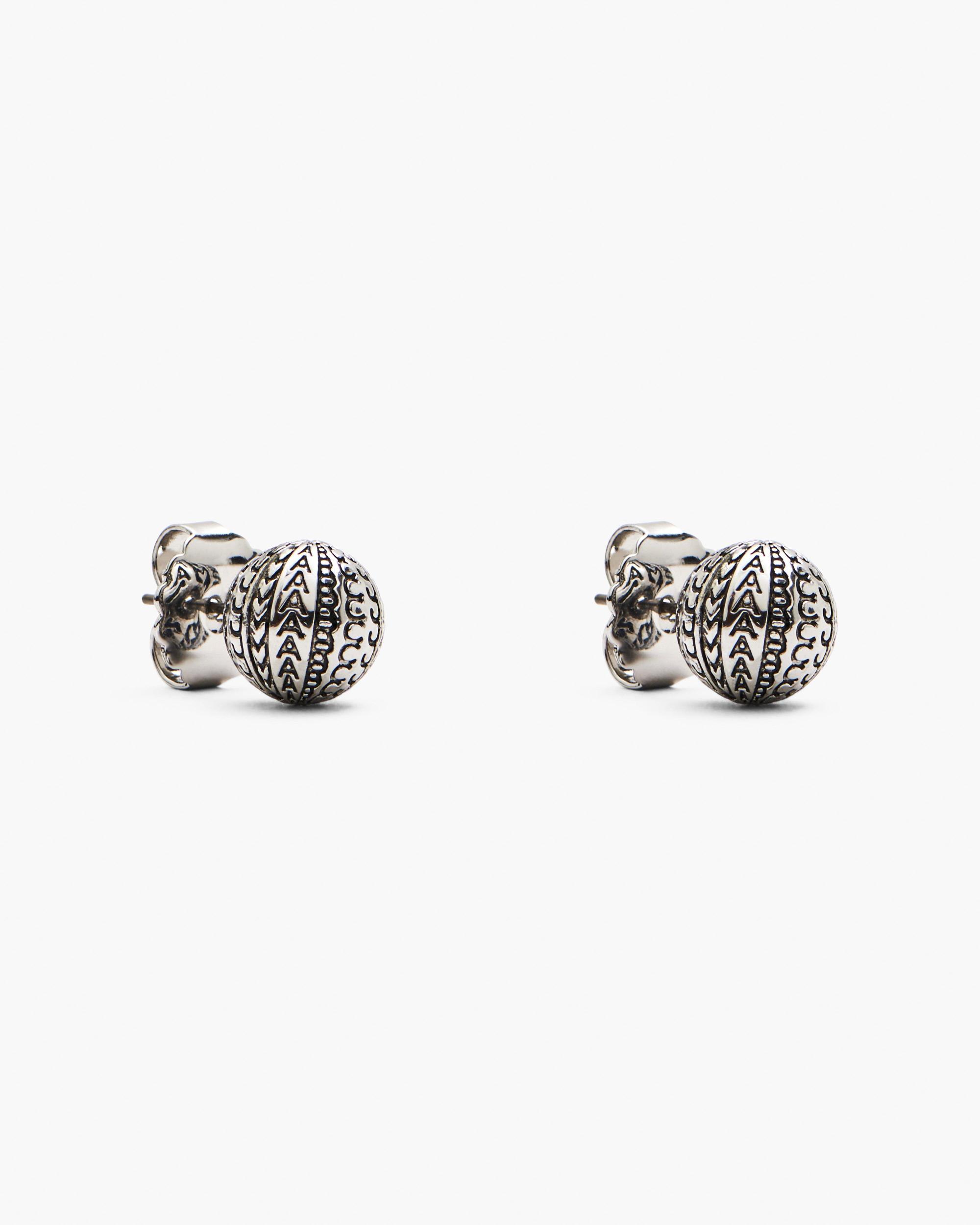 The Monogram Stud Earrings Product Image