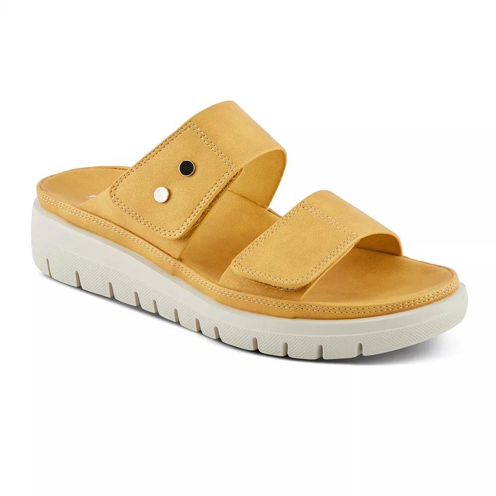 Flexus by Spring Step Buttony Women's Slide Sandals, Size: 39, Yellow Product Image