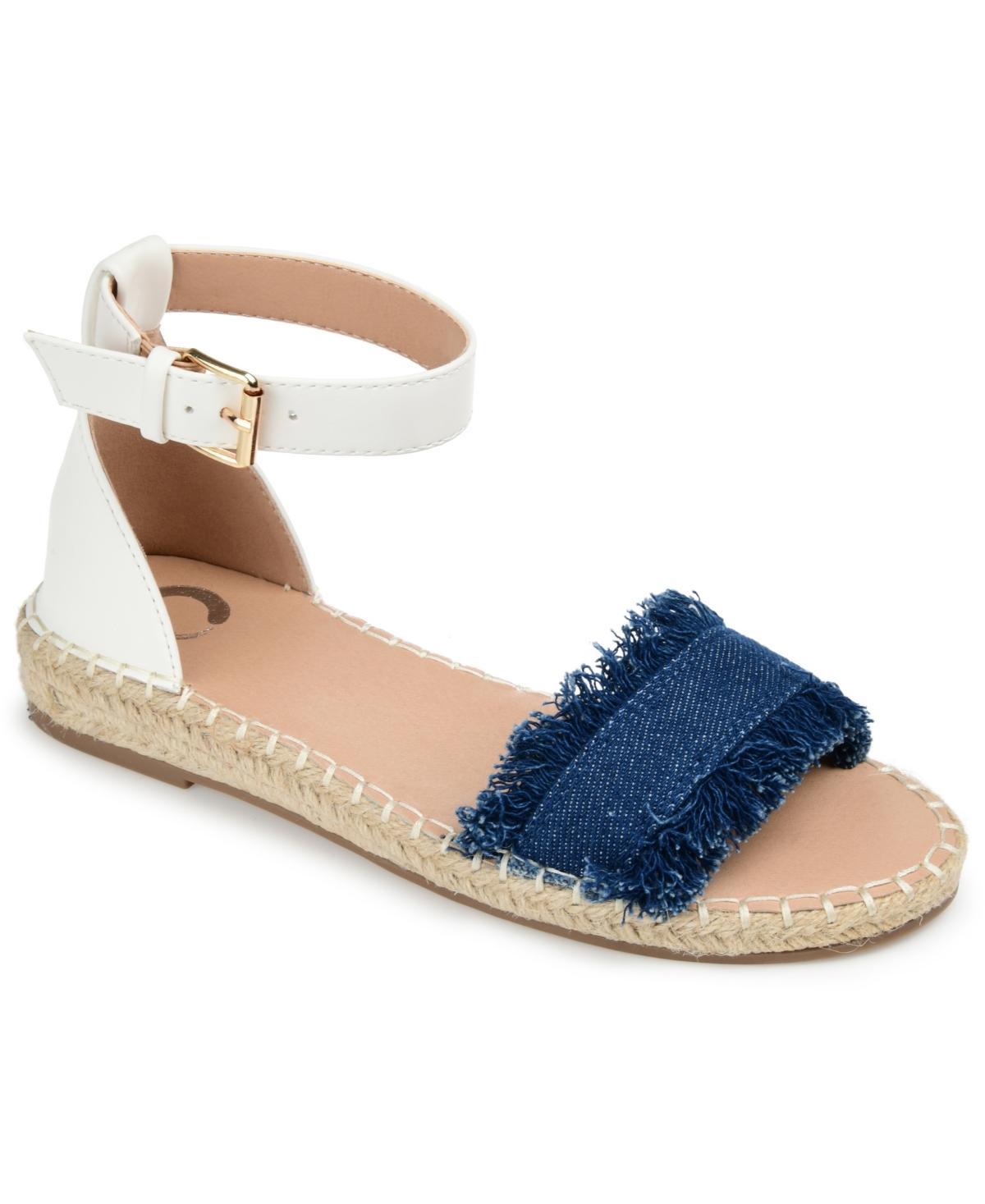 Journee Tristeen Women's Espadrille Sandals, Size: 8.5, White Product Image