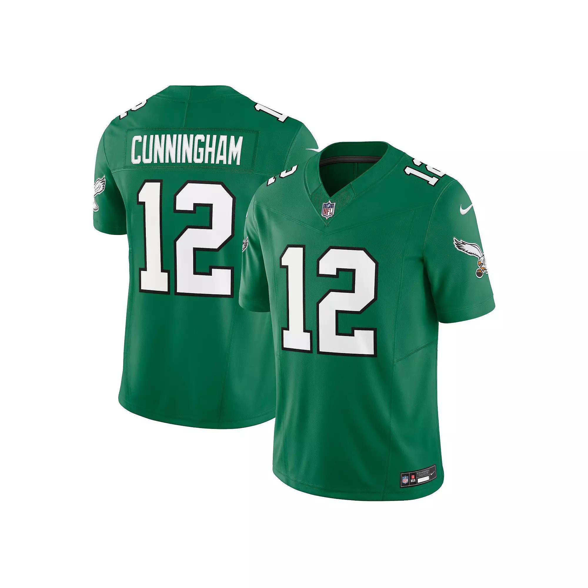 Men's Nike Randall Cunningham Kelly Green Philadelphia Eagles Alternate Vapor F.U.S.E. Limited Jersey, Size: Medium Product Image