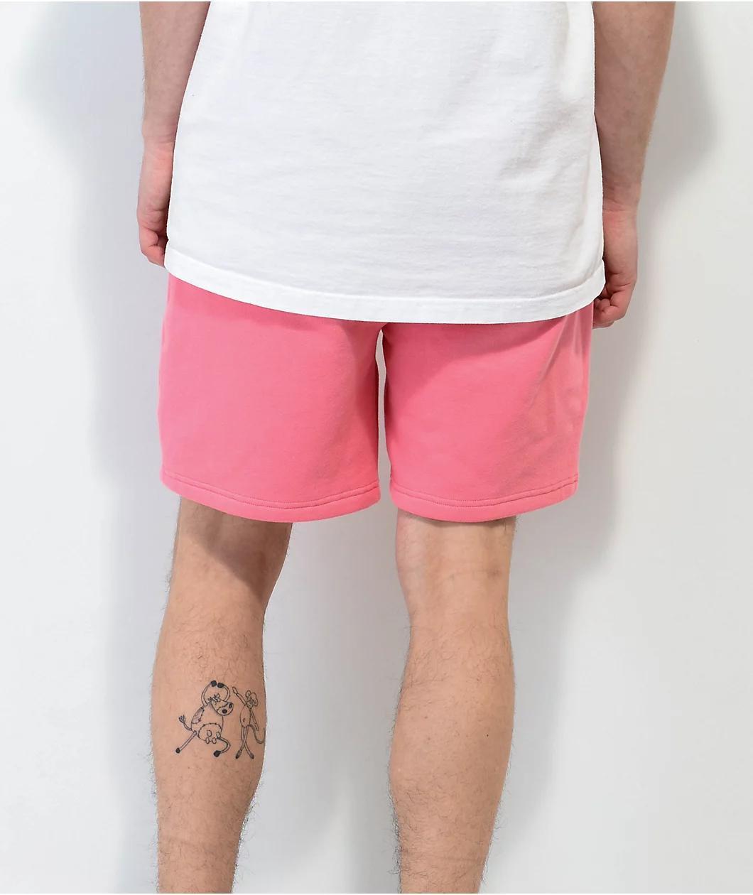 Empyre Zephyr Pink Sweat Shorts Product Image