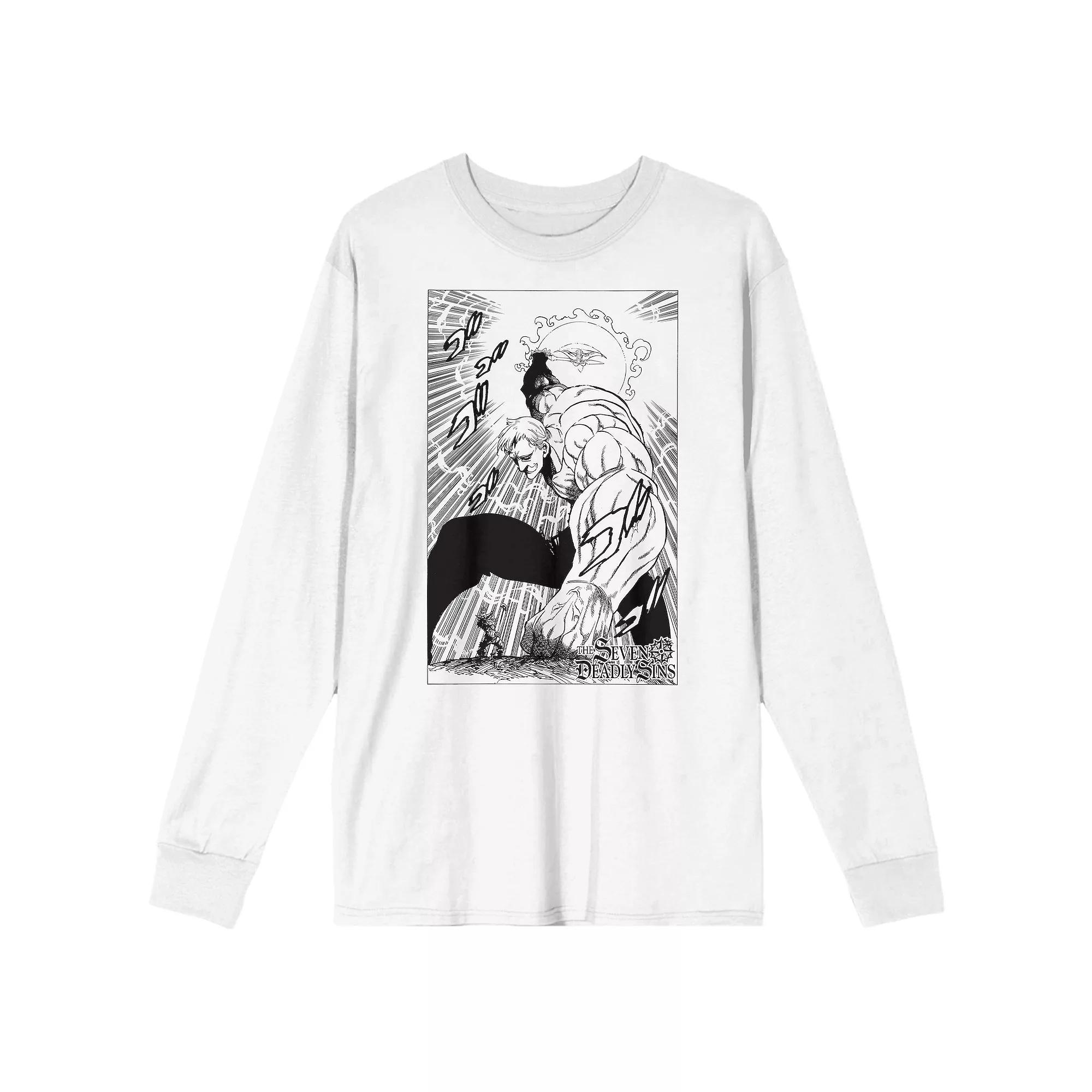 Mens Seven Deadly Sins Escanor Long Sleeve Graphic Tee Product Image
