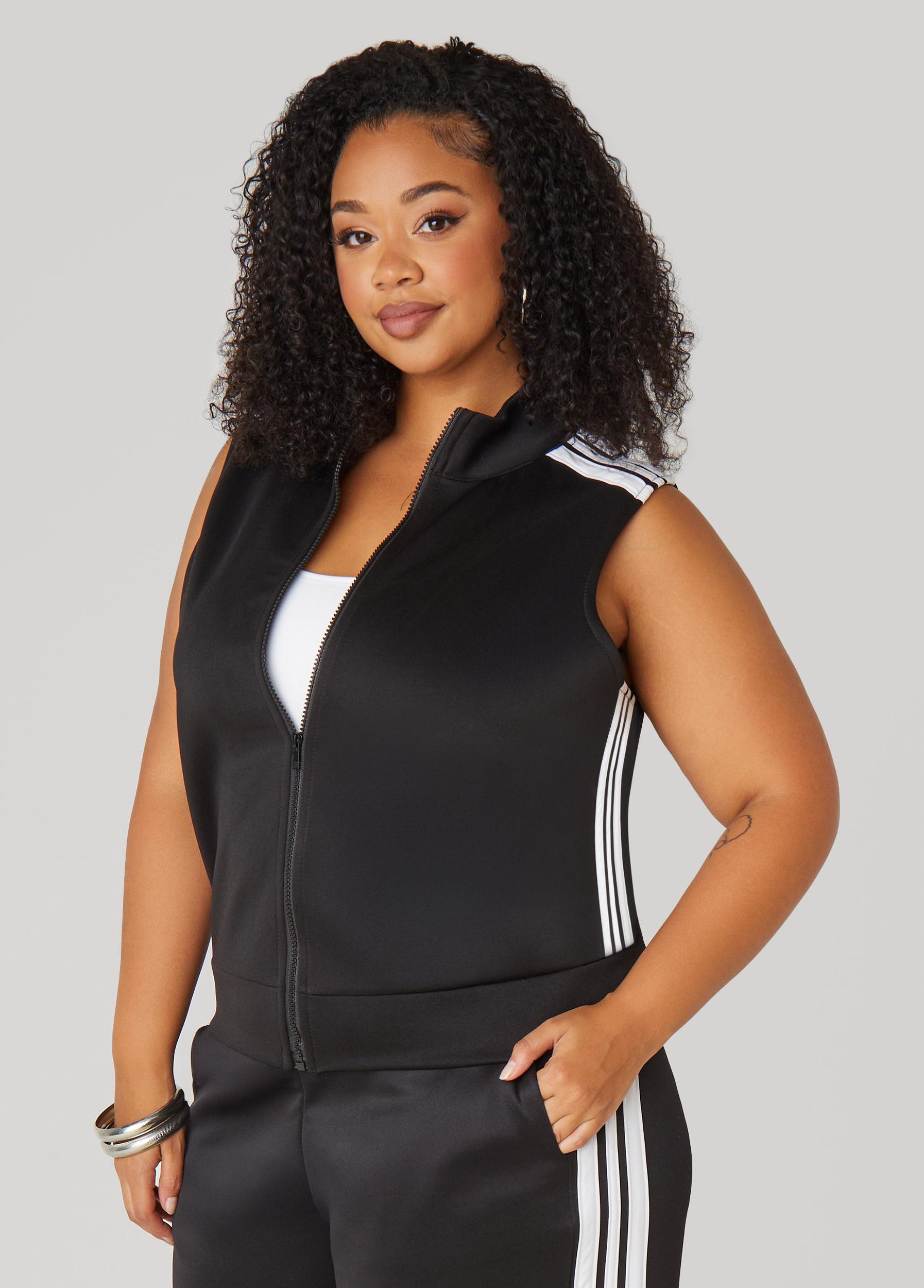 Striped Track Vest Product Image