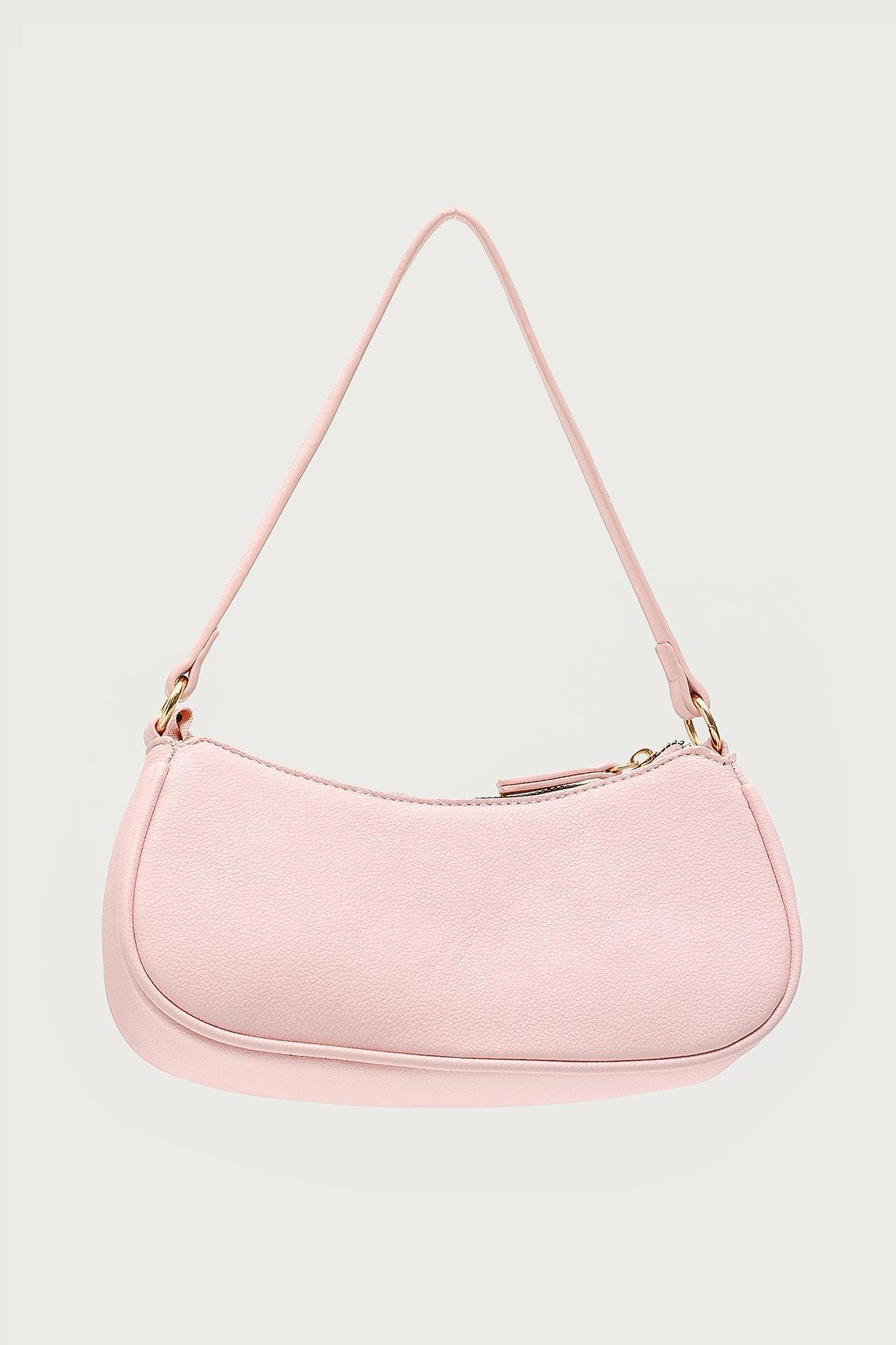 Zinnia Faux Leather Buckle Bag Product Image