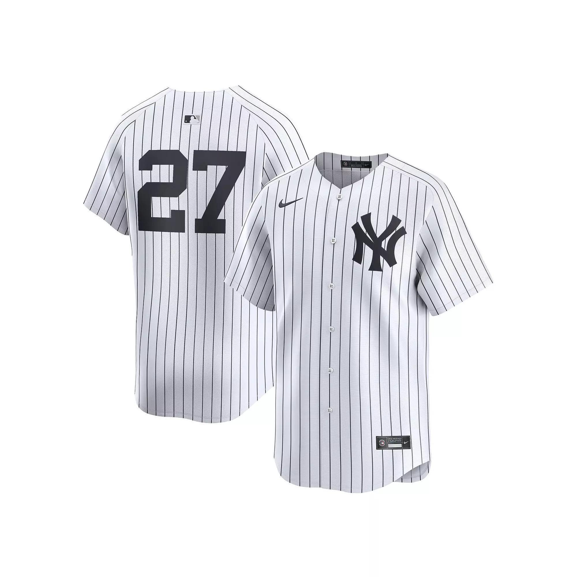 Men's Nike Giancarlo Stanton White New York Yankees Home Limited Player Jersey, Size: 2XL Product Image