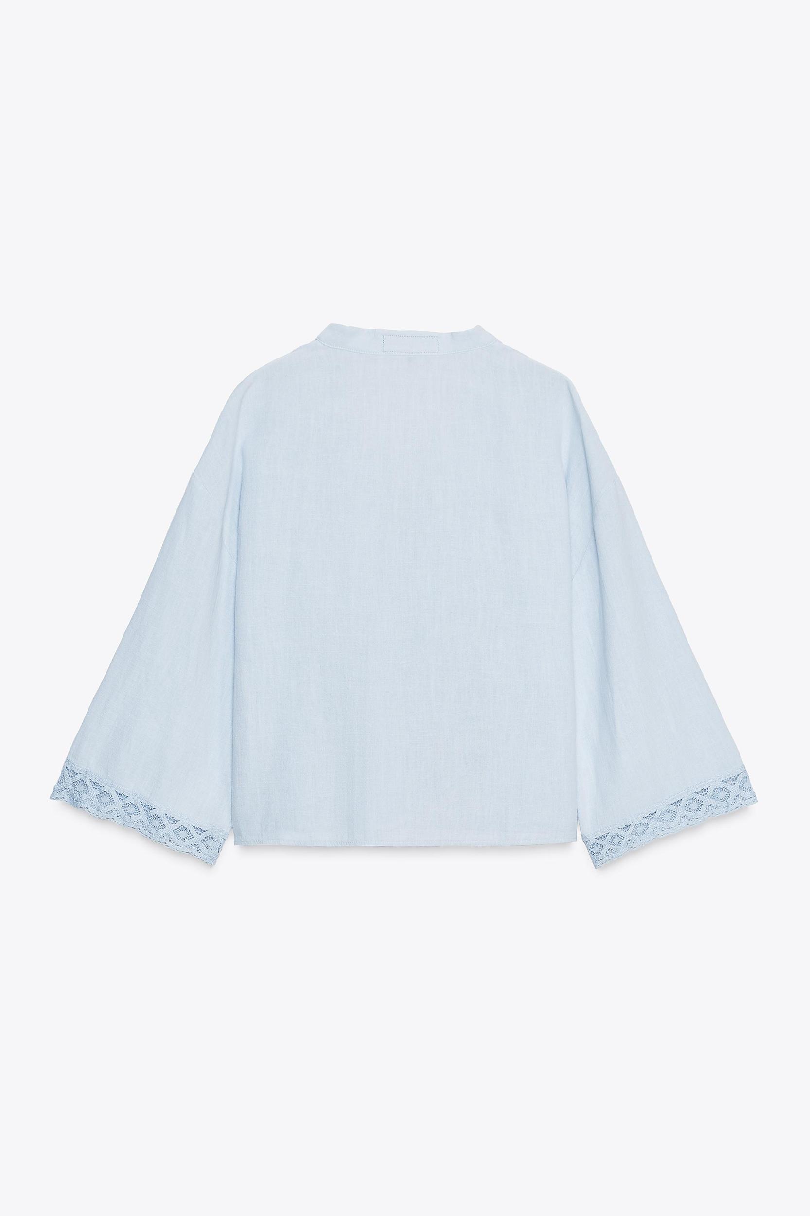 LACE SHORT SHIRT Product Image