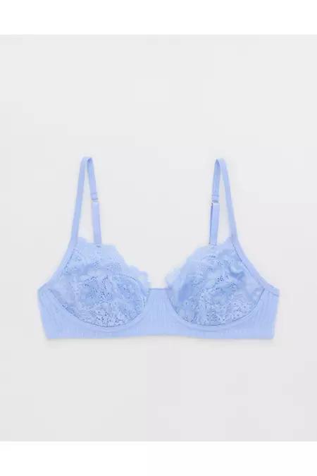 Show Off Enchanted Lace Rib Wireless Bralette Women's Product Image