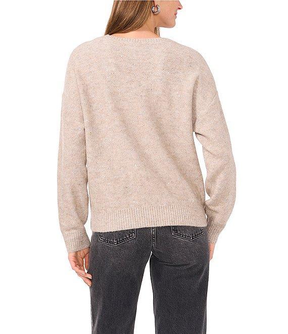 Vince Camuto V-Neck Long Sleeve Blouse Product Image