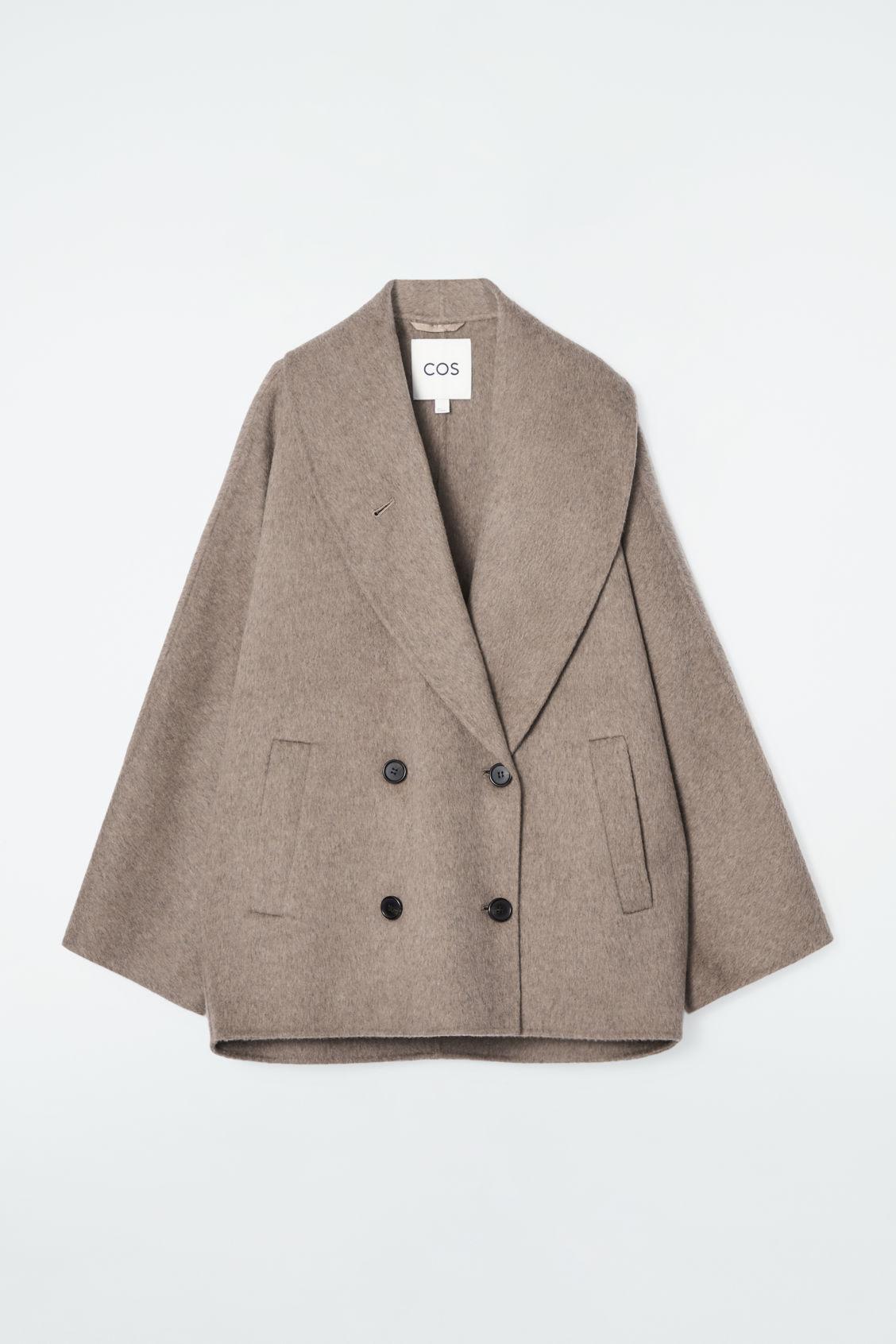 DOUBLE-FACED WOOL PEA COAT Product Image