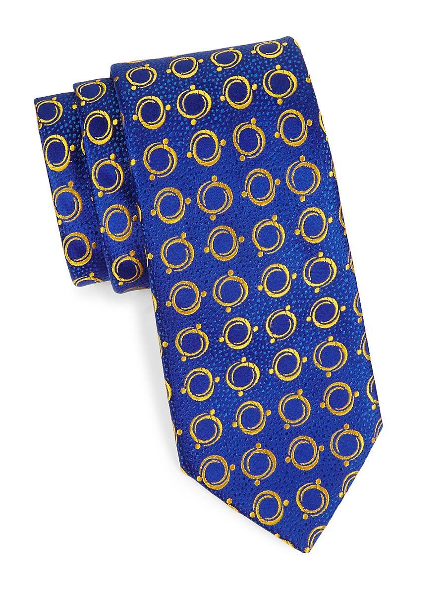 Mens Optical Wheel Silk Tie Product Image