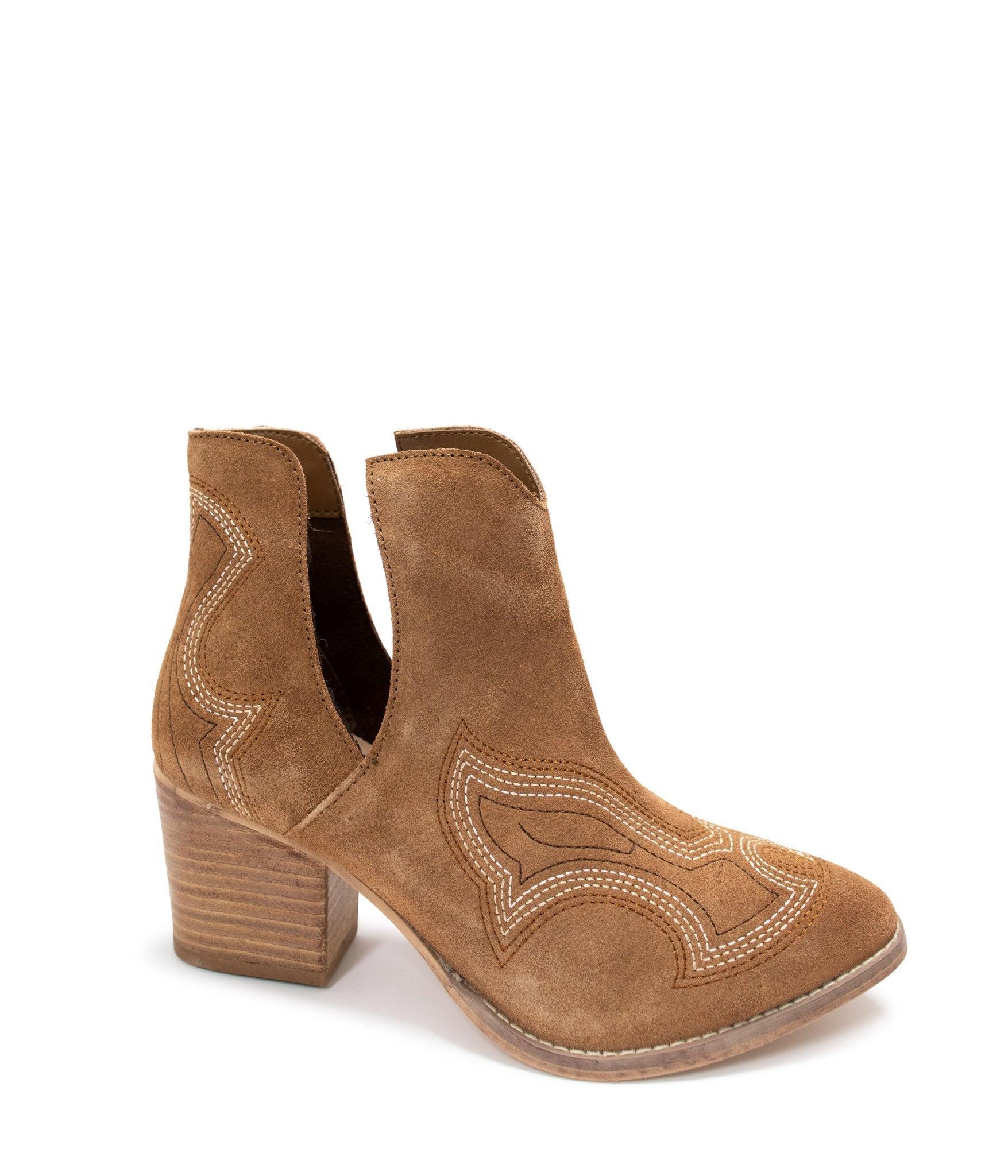 Journee Ankle Boots in Magenta (Online Exclusive) Product Image