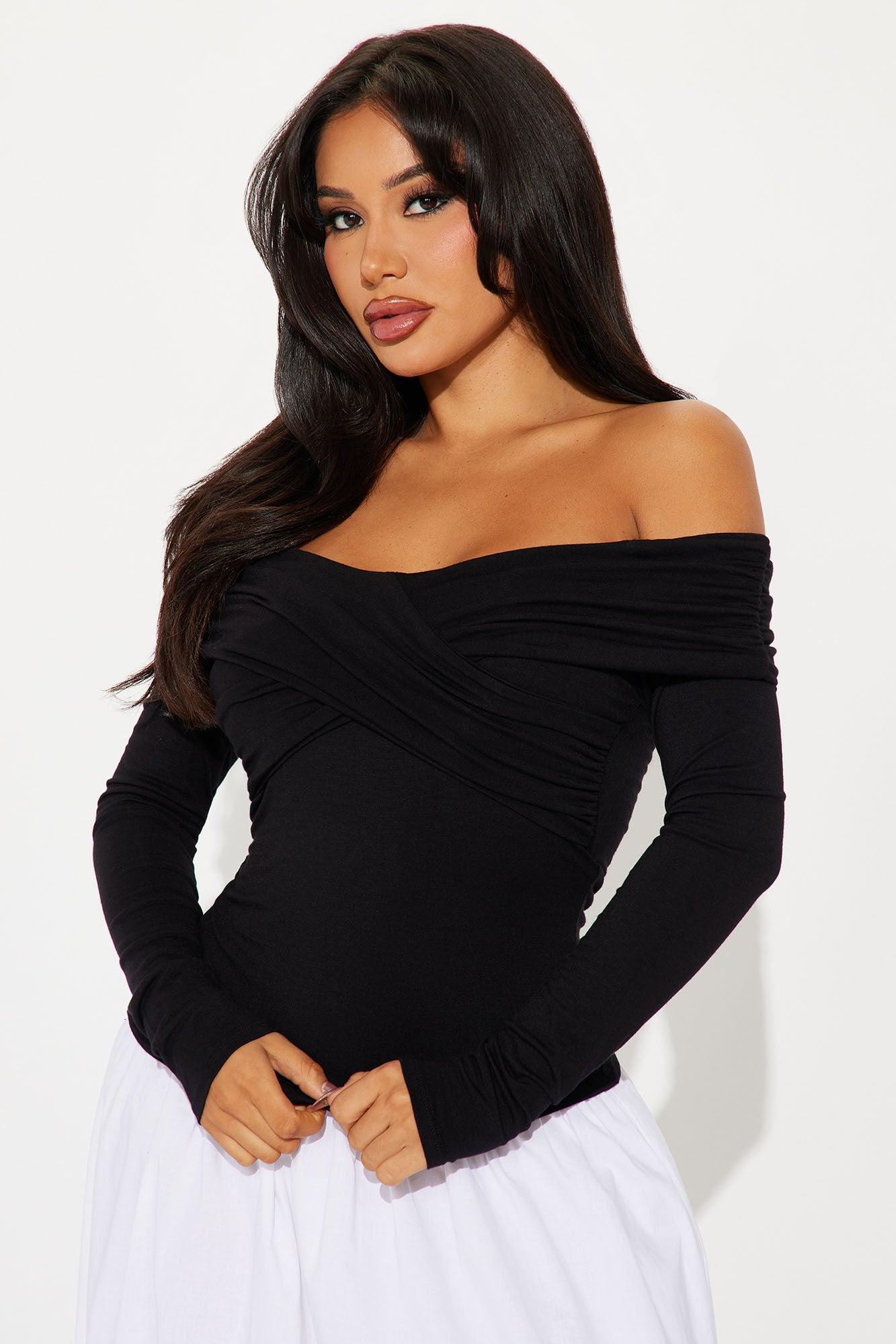 Marissa Drop Waist Contrast Maxi Dress - Black/White Product Image