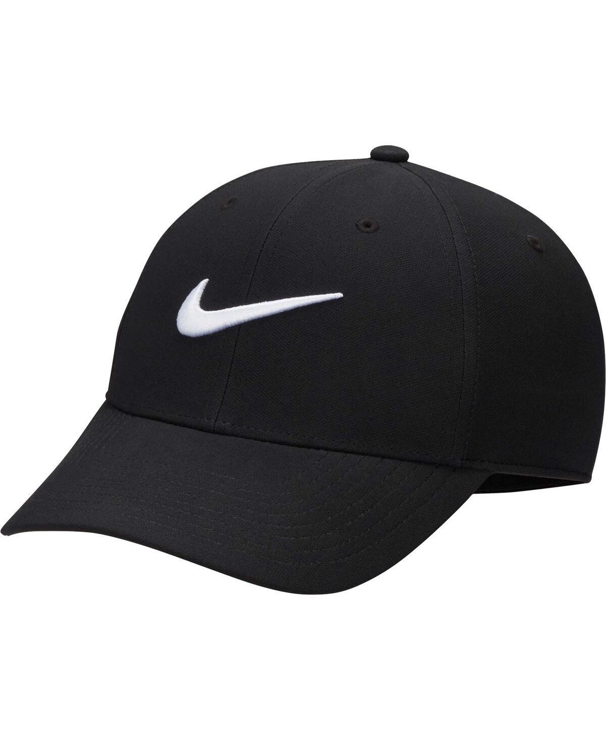 Mens Nike Dri-Fit Club Structured Swoosh Cap Black Navy Product Image