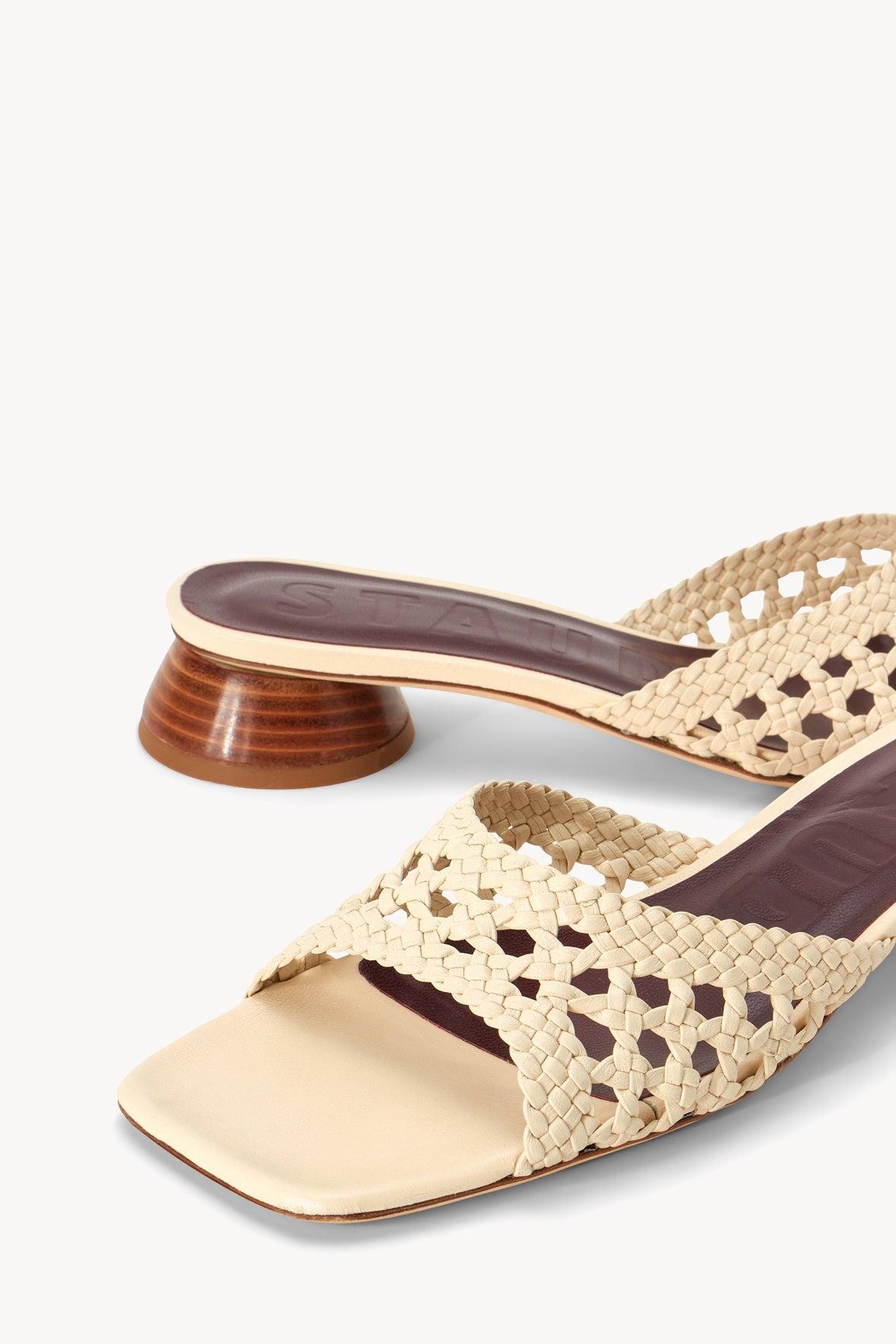 SIMONE CROCHET HEEL | CREAM Product Image