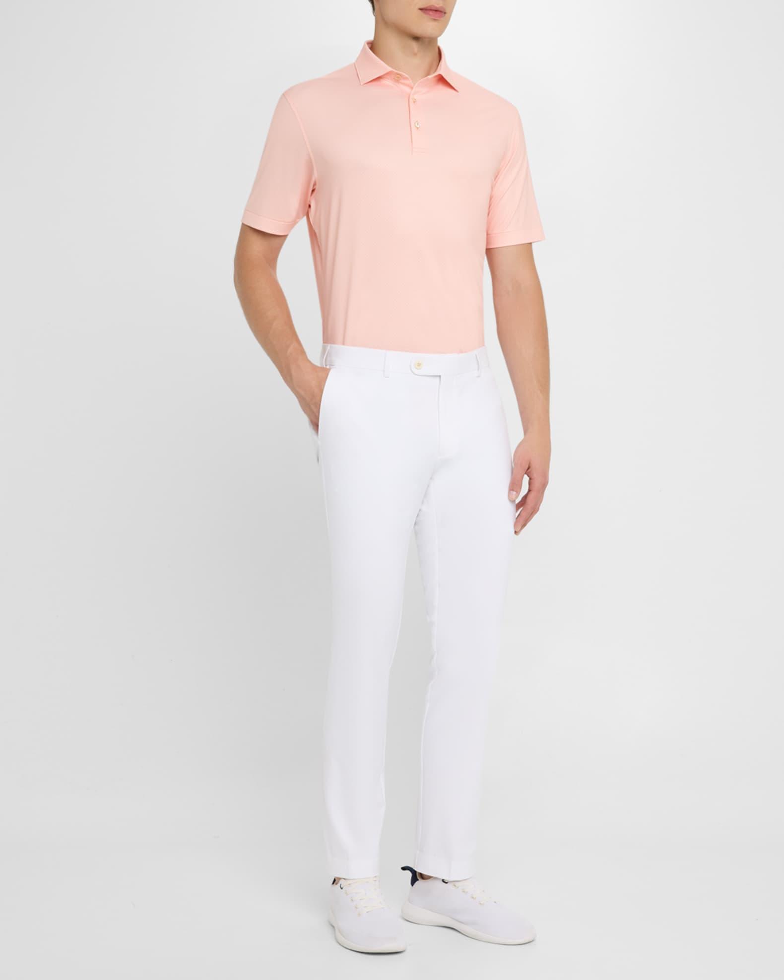 Men's Santos Geometric Performance Jersey Polo Shirt Product Image