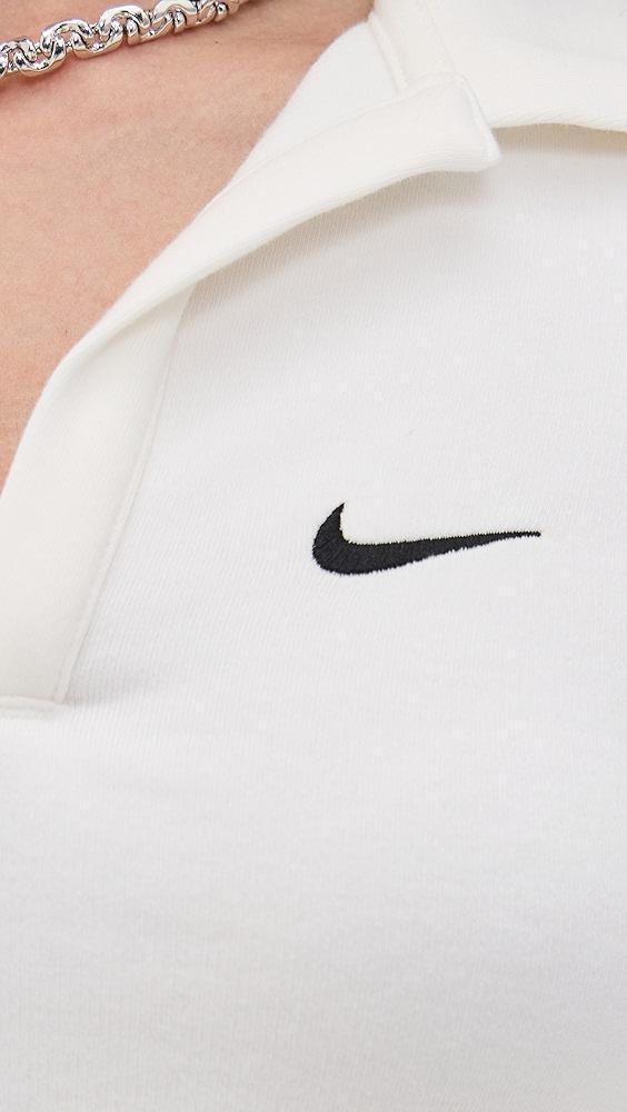 Nike Essential Short Sleeve Polo Crop Top | Shopbop Product Image
