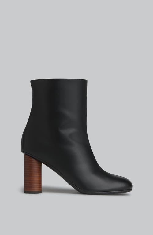 CO Leather Front-seam Boots 85 In Black Product Image