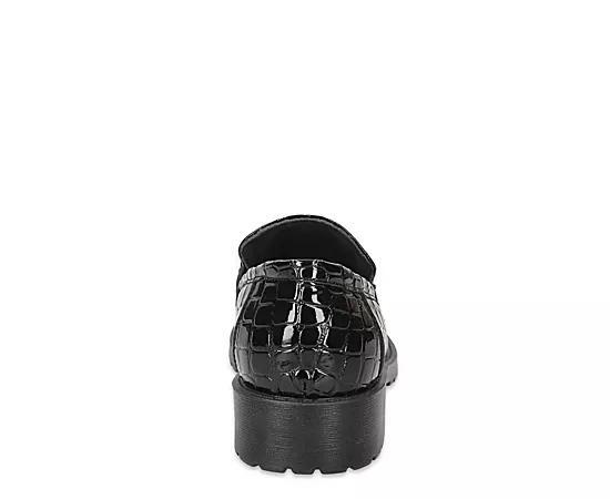 Easy Street Witney Comfort Women's Loafers, Size: 7, Black Croco Product Image