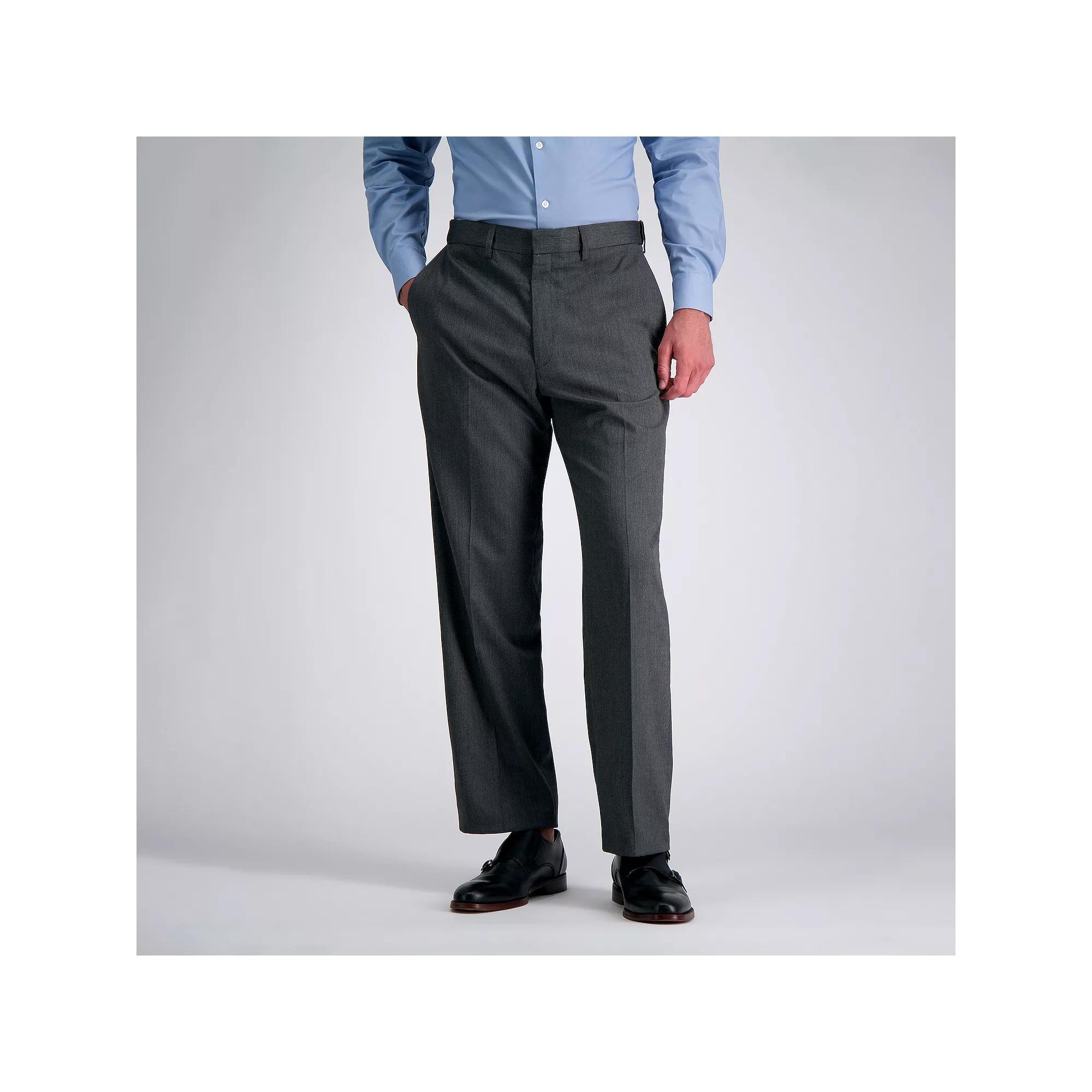 Mens J.M. Haggar Premium Classic-Fit Flat-Front Stretch Suit Pants Product Image