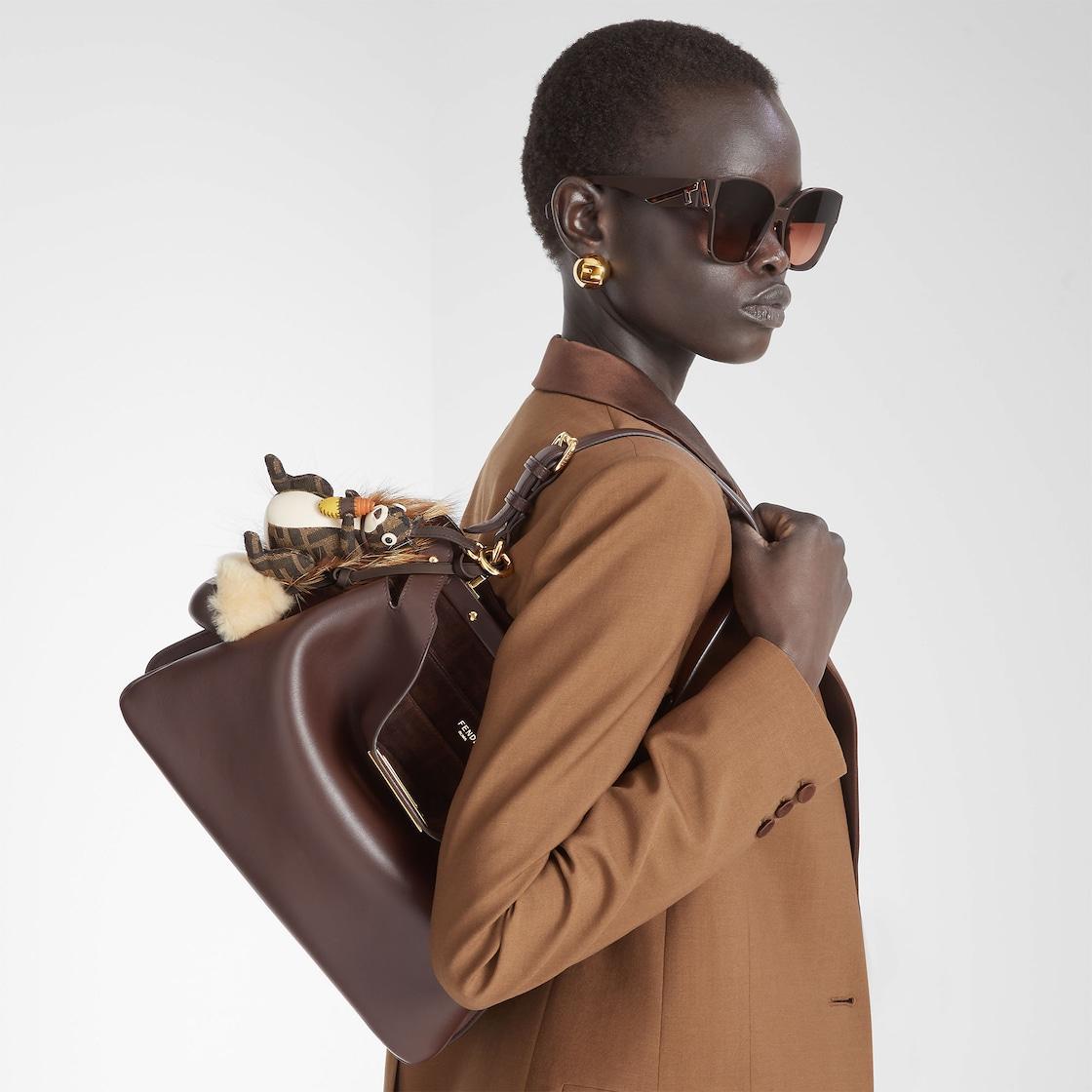 Fendi FirstDark brown acetate sunglasses Product Image