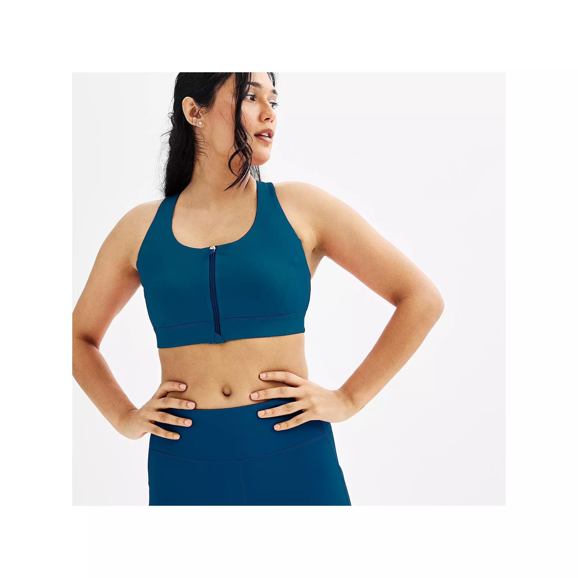 Women's Tek Gear® Ultrastretch Medium Support Sports Bra, Size: XS, Mineral Black Product Image