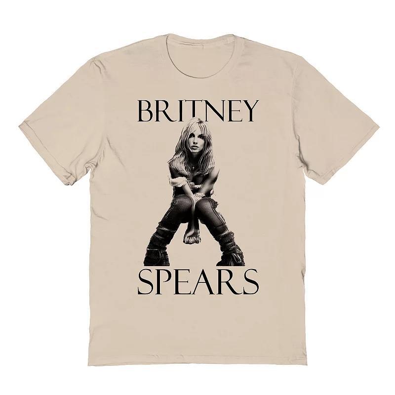 Men's Britney Spears Album Photo Graphic Tee, Size: Medium, Brown Product Image