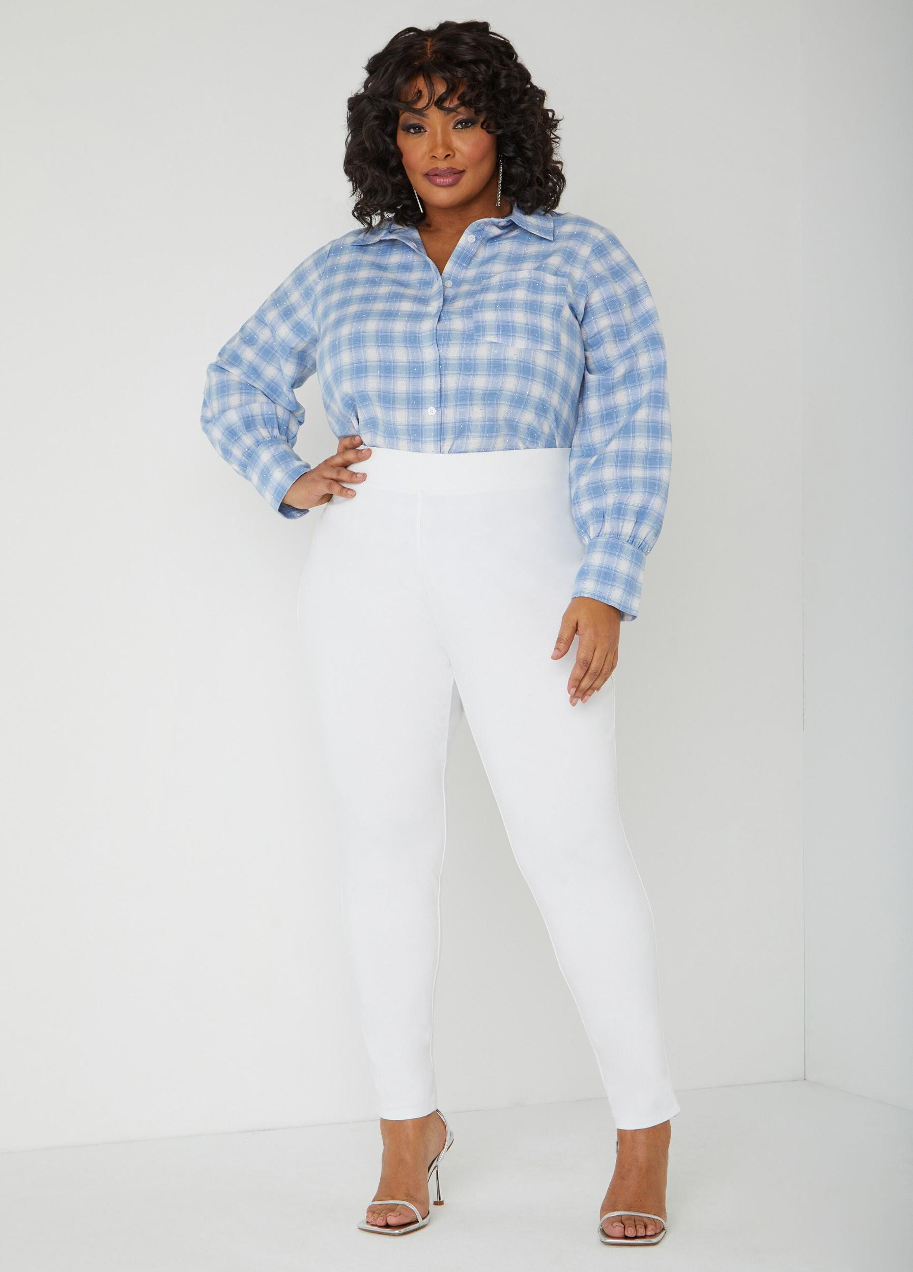 Studded Plaid Shirt Product Image