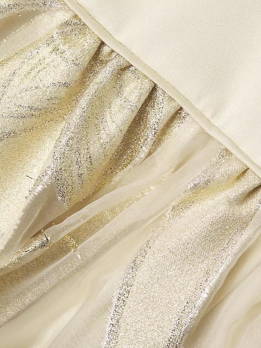 Metallic Jacquard Ballgown Product Image