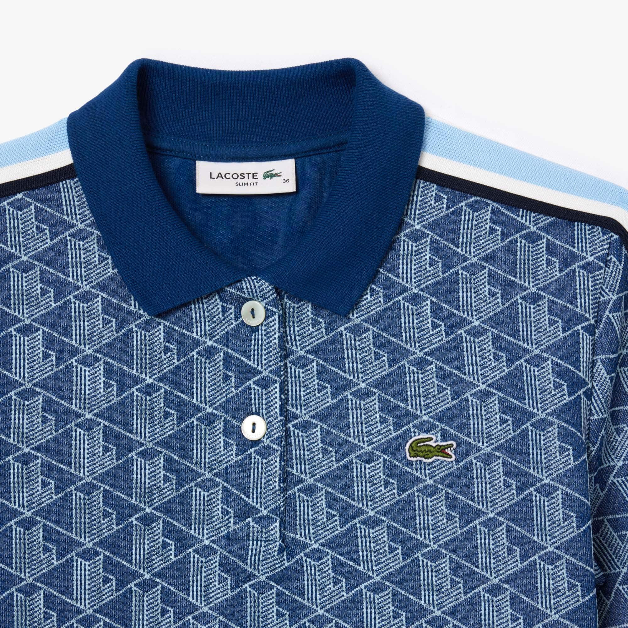 Women's Slim Fit Monogram Polo Product Image