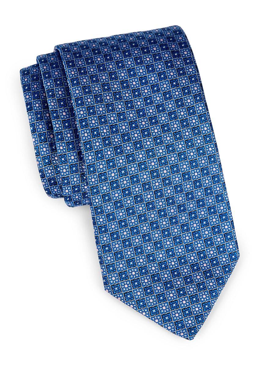 Mens Floral Silk Tie Product Image