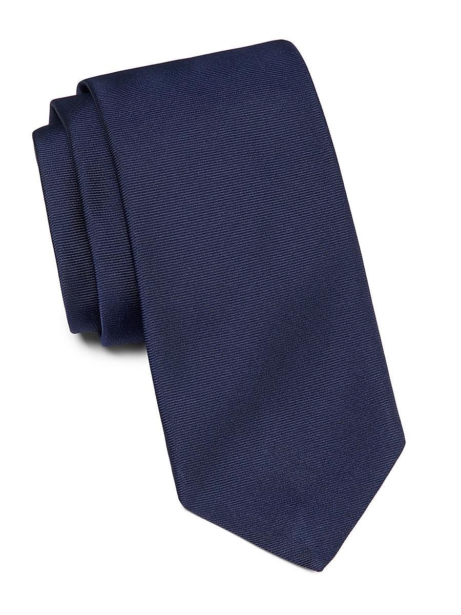 Mens COLLECTION Striped Silk Tie Product Image