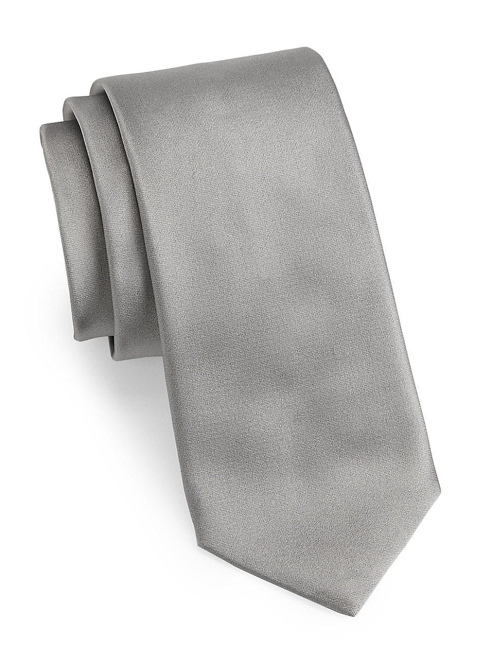 Mens COLLECTION Striped Silk Tie Product Image