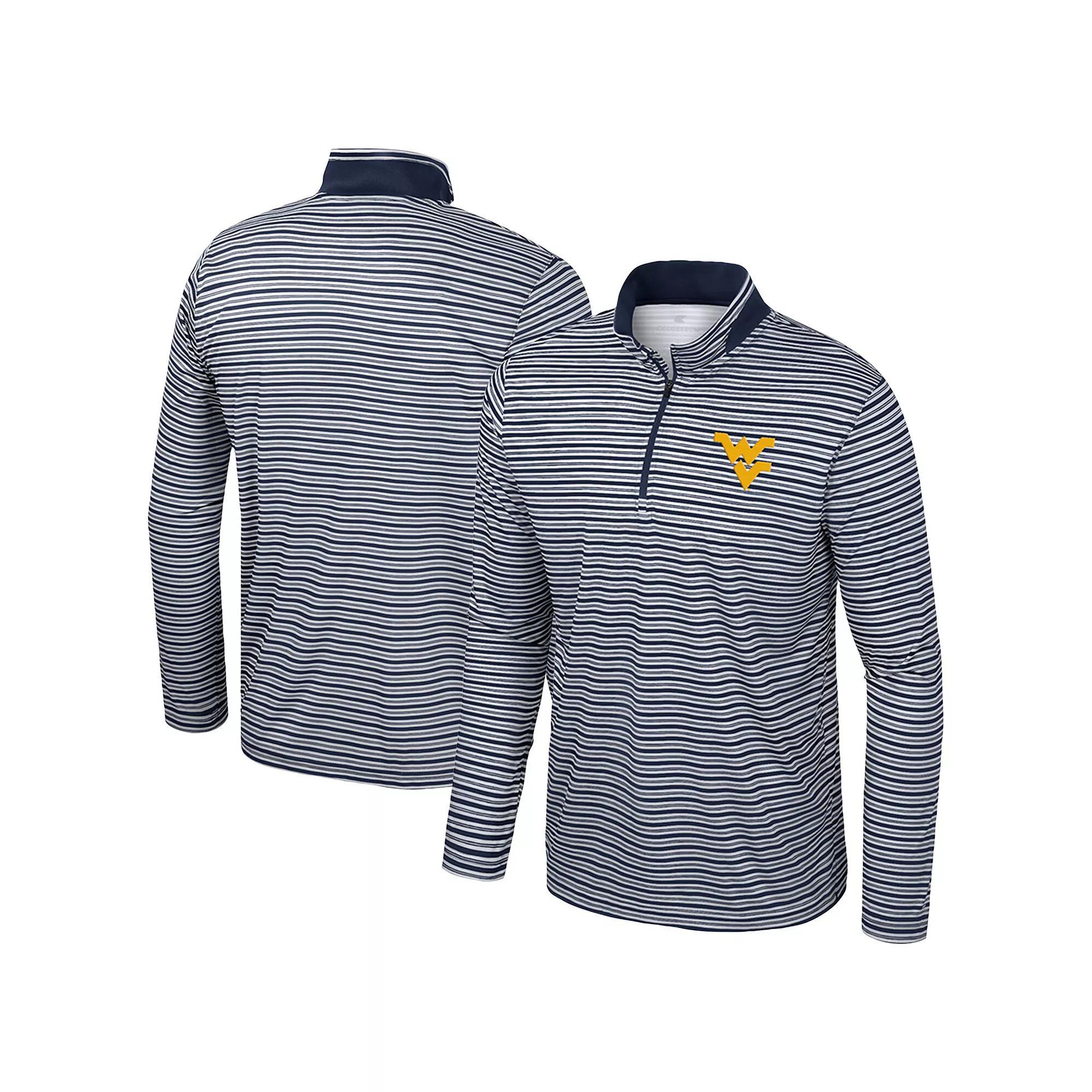 Men's Colosseum Cardinal Iowa State Cyclones Striped Quarter-Zip Top, Size: Medium, Red Product Image