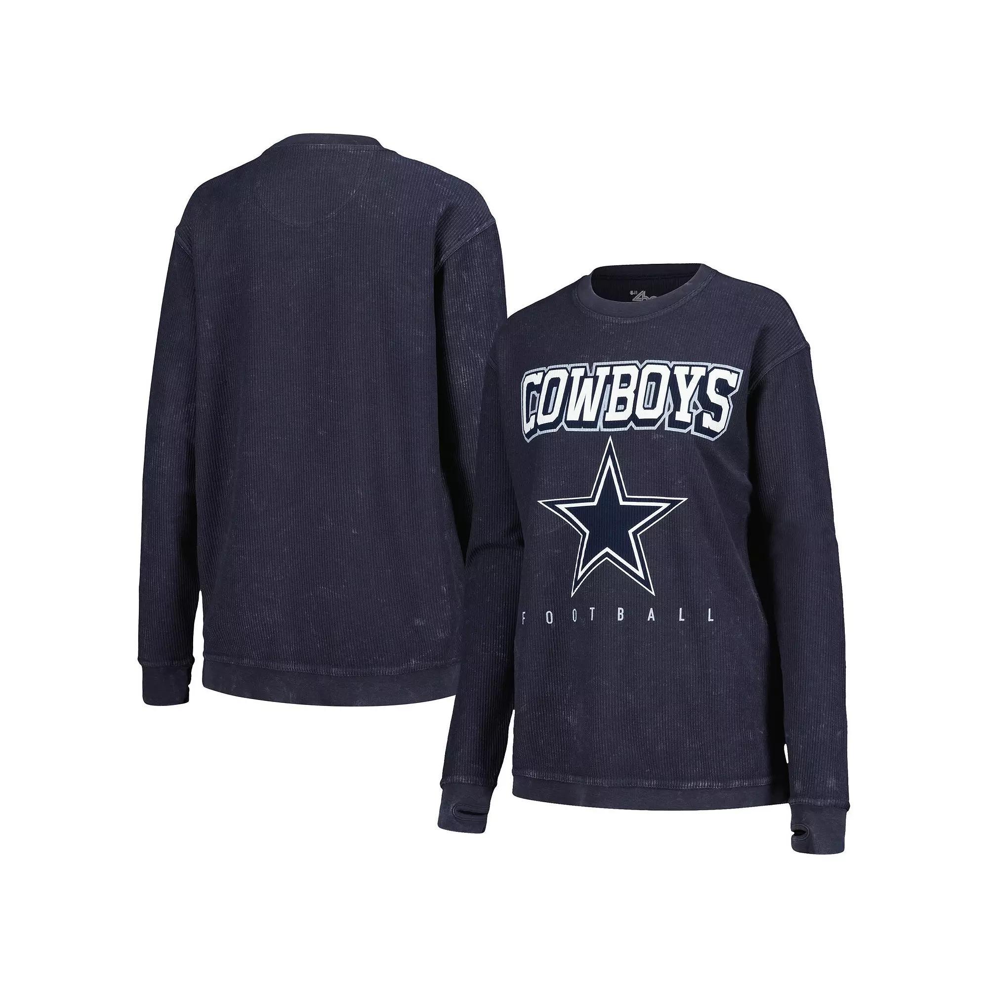 Womens G-III 4Her by Carl Banks Dallas Cowboys Comfy Cord Pullover Sweatshirt Blue Product Image