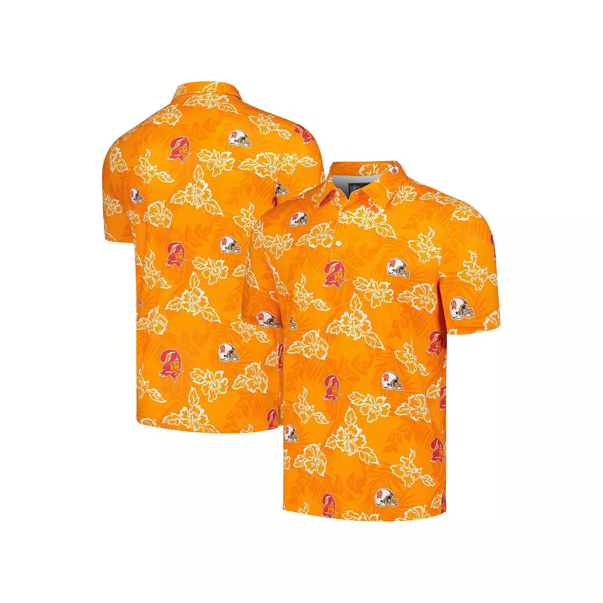 Men's Reyn Spooner Orange Tampa Bay Buccaneers Throwback Pua Performance Polo, Size: Large Product Image