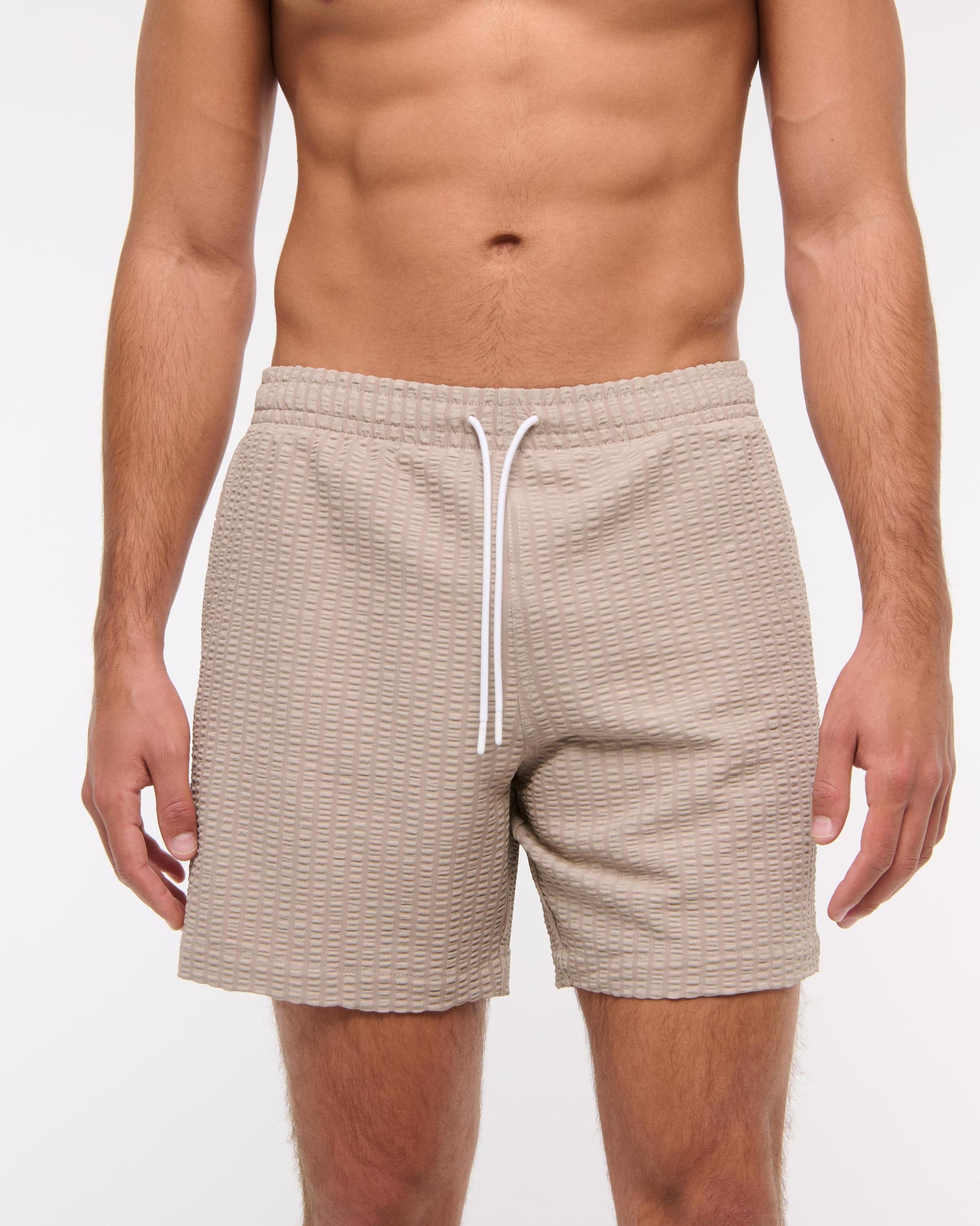 Pull-On Seersucker Swim Trunk Product Image