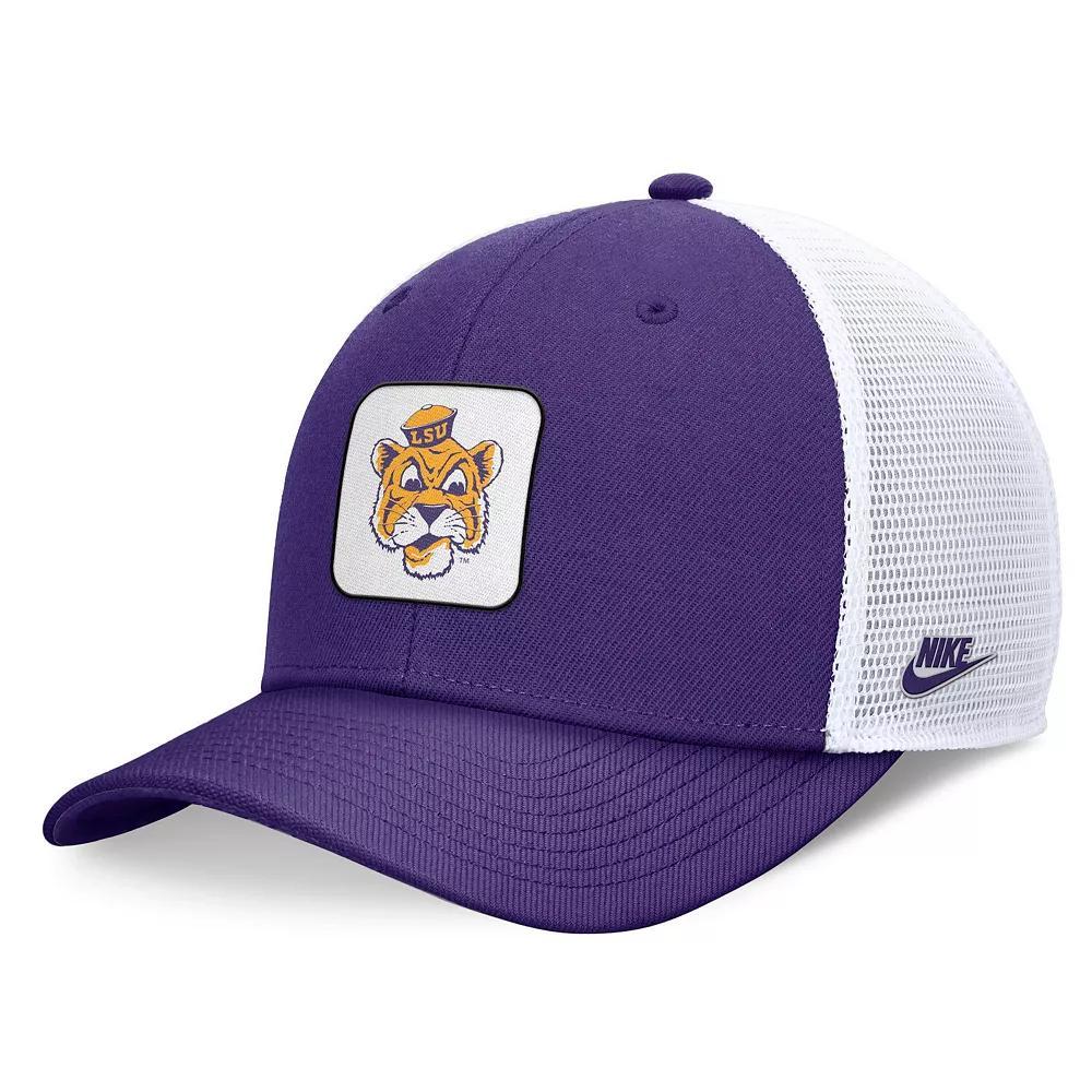 Mens Nike /White West Virginia Mountaineers Legacy Rise Mascot Trucker Adjustable Hat Blue Product Image