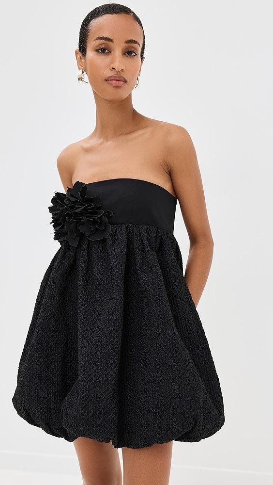 Kika Vargas Black Cotton Haidari Dress | Shopbop Product Image