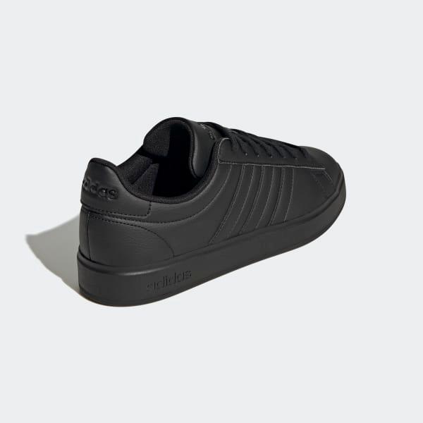 adidas Grand Court Shoes Core Black 4.5 Mens Product Image