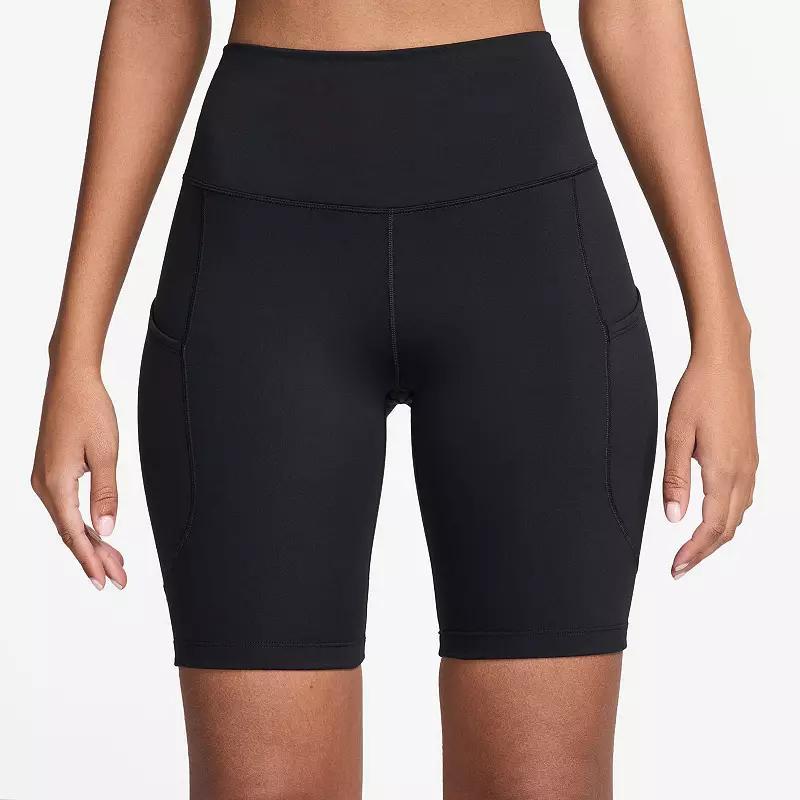 Nike Women's One High-Waisted 8" Biker Shorts with Pockets Product Image