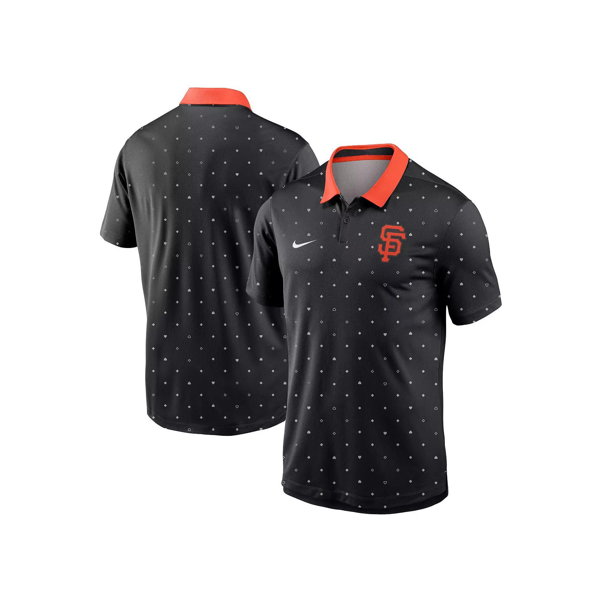 Men's Nike Black San Francisco Giants Legacy Icon Vapor Performance Polo, Size: Large Product Image