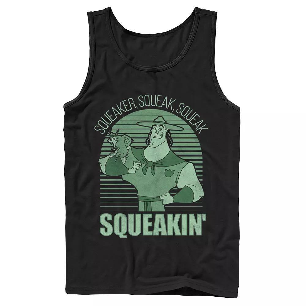 Disney's The Emperor's New Groove Kronk Men's Squeakin' Squeaker Tank Top, Size: XL, Black Product Image