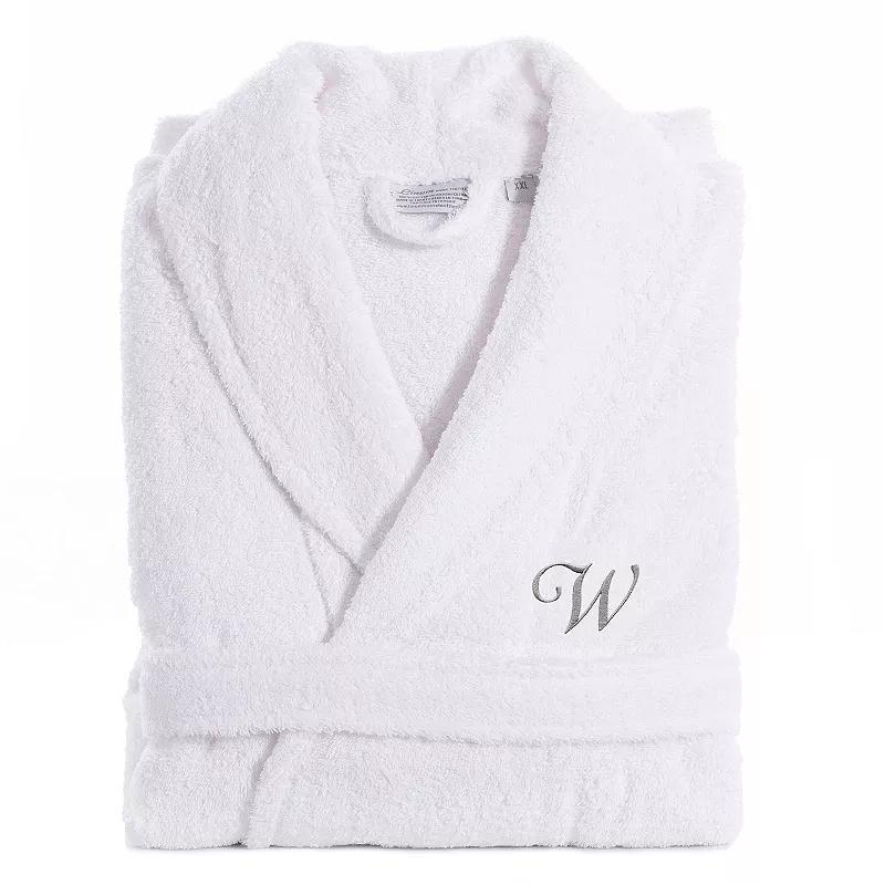 Linum Home Textiles Turkish Cotton Personalized Unisex Tie Front Terry Bathrobe, Mens Product Image